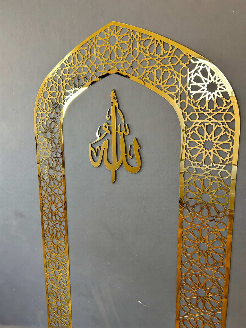 Mehrab Wall Art for Prayer Area Room – Elegant Namaz Decor Piece