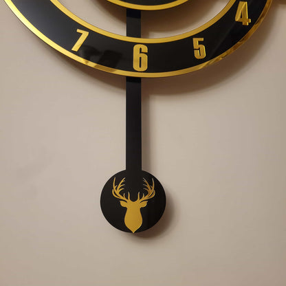 Pendulum Acrylic Wall Clock